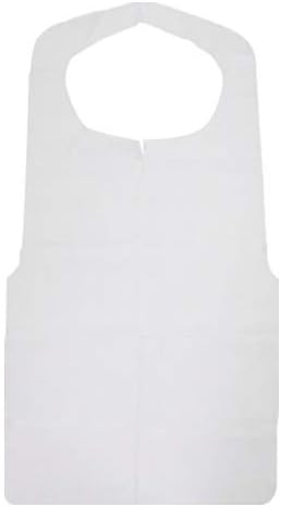 Fujinap Disposable Soft Aprons, White (Non-Woven Type), Pack of 100 - NewNest Australia