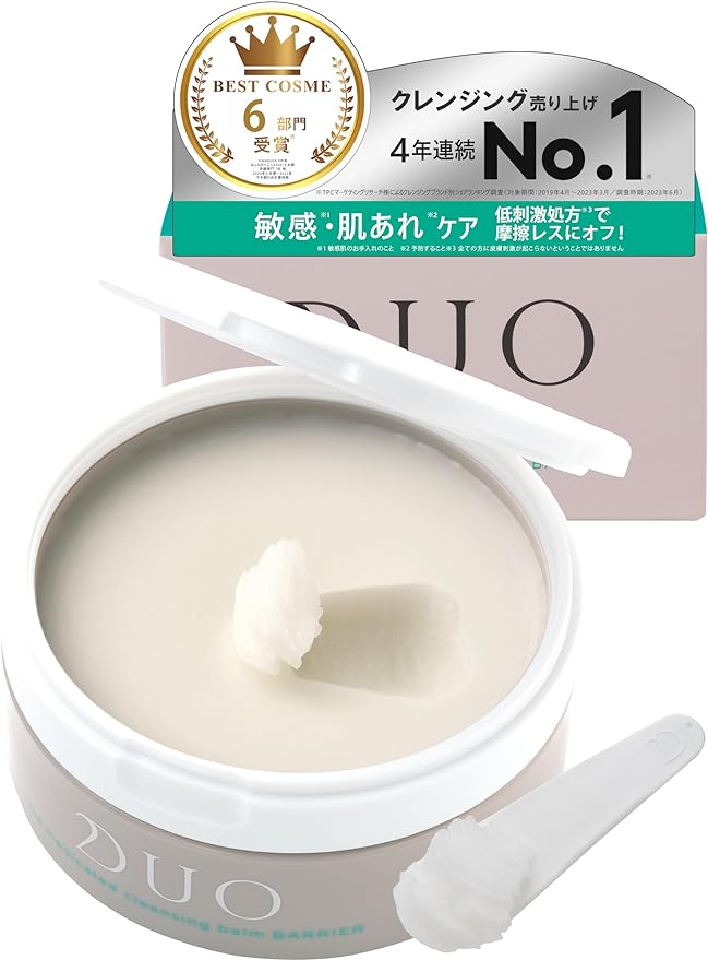 Duo The Medicated Cleansing Balm Barrier, 3.2 oz (90 g), 1 Month's Worth, Makeup Remover, Skin Care, Eyelashes OK - NewNest Australia