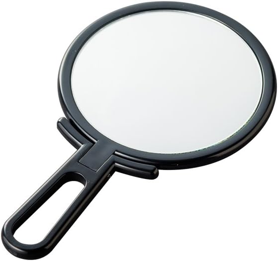 Horiuchi Mirror Industry Water Repels Water Stain with Water Repellent, Hyper View Stand & Hand Mirror, Black, Hand Mirror, New Life, Gift - NewNest Australia