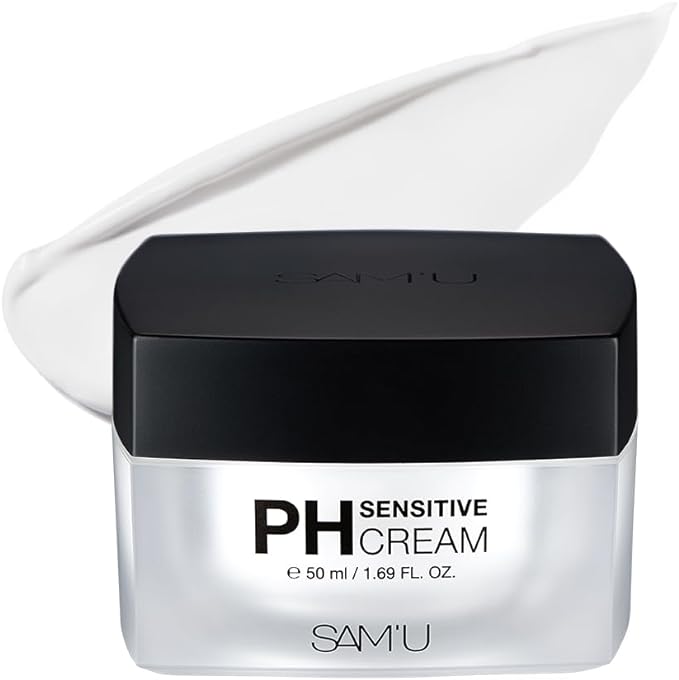 [SAM'U] [Official/Genuine Product] Samu PH Sensitive Cream 50ml PH Sensitive Cream Moisturizing Cream Face Sensitive Skin Dry Skin Skin Care Weakly Acidic Hypoallergenic Oil/Water Balance pH Balance Ceramide Korean Cosmetics [Parallel Import] - NewNest Australia