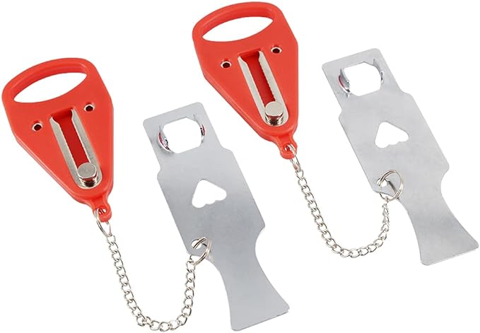 Portable Door Lock, Travel Lock, AirBNB Lock, School Lockdown Lock Also Security Home Apartment Living Hotel Motel, Security Lock Used for Travel, Family, Hotel Security Xhwykzz (2 Pack) - NewNest Australia