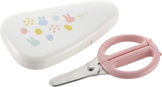 Richell Miffy Crisp Cut Baby Food Scissors (Case Included) Stainless Steel - NewNest Australia