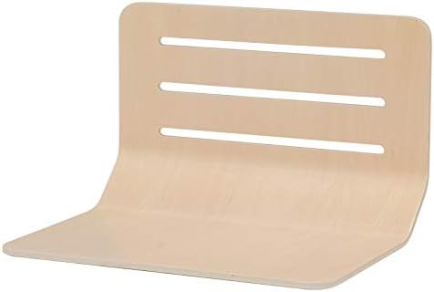 Hagiwara LBG-4237YWS Bed Guard, White Wash, Natural Wood, Curved Wood, 1 Piece - NewNest Australia