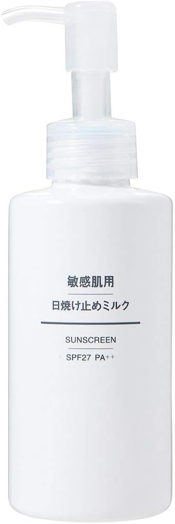 MUJI SPF27 150ml Sunscreen Milk for Sensitive Skin (x1) - NewNest Australia