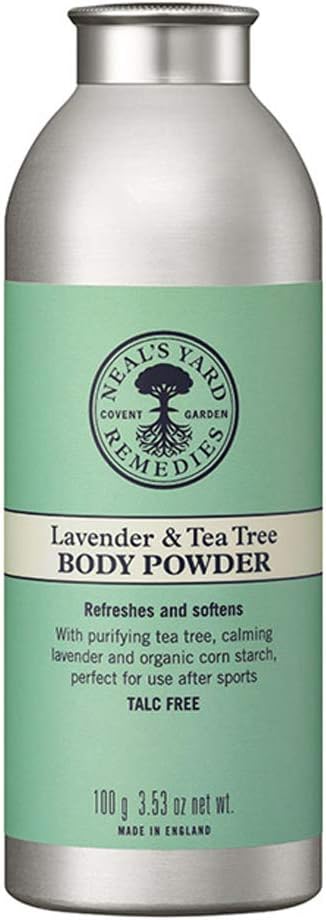 NEAL'S YARD REMEDIES Lavender & Tea Tree Body Powder, Lavender & Tea Tree, 100 Grams (x1) - NewNest Australia