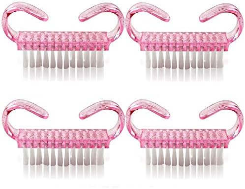 Handle Nail Brush Nail Brush Cleaner Nail Brush Toe Hand Scrub Cleaning Brush (pink) - NewNest Australia