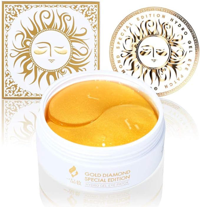 Gold Diamond Eye Patch Hydrogel Eye Pack (60 Sheets Total), Eye Patch, Eye Pack, Eye Care, Eye Mask, Eye Cream - NewNest Australia