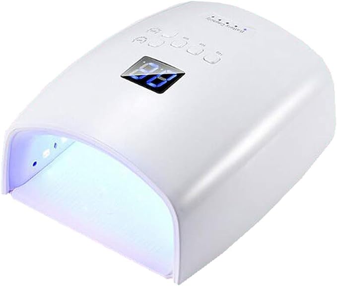 Gel Nail Craft Resin, 48 W, UV LED Light, 2 in 1 Rechargeable Cordless Light, Motion Sensor Included, UV / LED Dual Use, Nail Dryer (White) - NewNest Australia