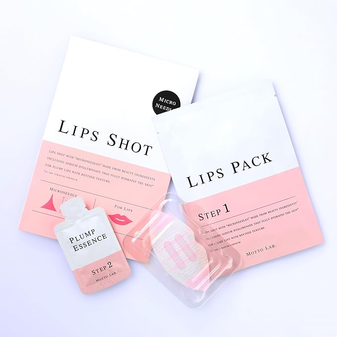 [Official] Lip Shot Microneedle Needle Patch Lip Pack Lip Care Essence Hyaluronic Acid Lip Mask Moisturizing (1 Piece) - NewNest Australia