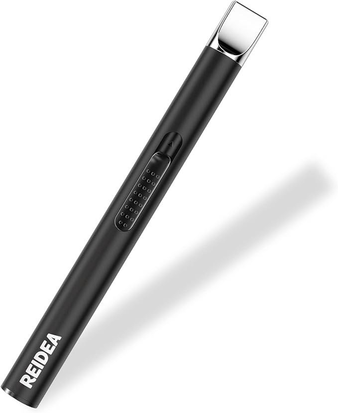 REIDEA Electronic Lighter Candle Lighter USB Rechargeable Lighter with Safety Switch Flameless Portable Windproof Plasma Lighter for Home Cooking, BBQ, Camping Stove, Etc - NewNest Australia