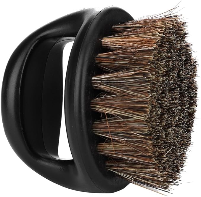 Pbzydu Beard Brush, Beard Brush for Men, Boar Fur Shaving Brush Beard Mustache Trimming Brush, Home Hairdressing Salon Shave Tool (#2) - NewNest Australia