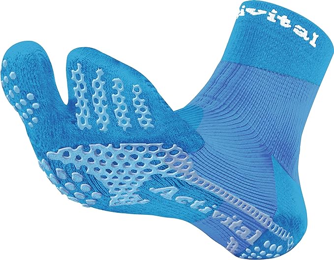 Activital Foot Supporter, Japan, L-LL, 10.2 - 11.4 inches (26.0 - 29.0 cm), Sky Blue, 1 Pair - NewNest Australia