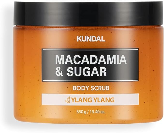 KUNDAL Ylang Ylang Sugar Body Scrub, 19.4 oz (550 g), Ylang Ylang, Sugar Body Scrub, 19.4 oz (550 g) - NewNest Australia