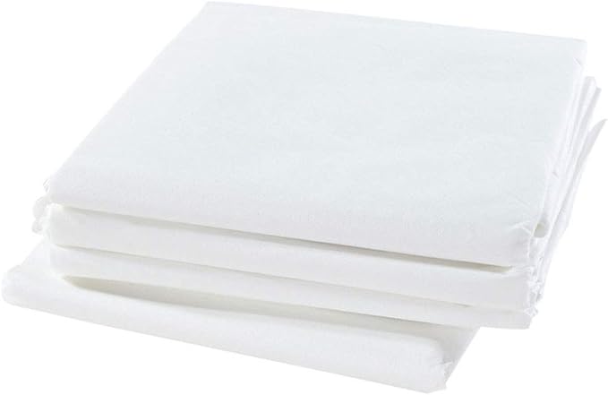 Waterproof Sheets Disposable Width 47.2 inches (120 cm) x Length 70.9 inches (180 cm) Bed Sheet Dispo Sheets Set of 10 for Beauty Salons Massage Nursing Care (White) - NewNest Australia