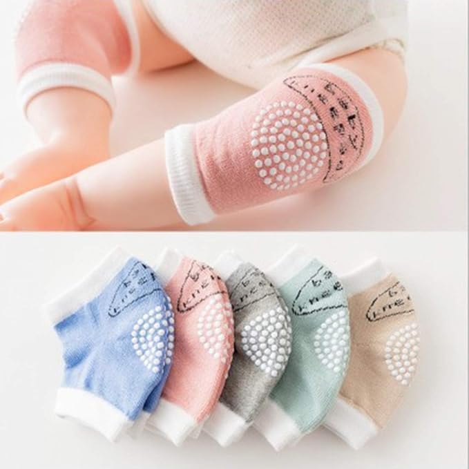 KUNANG Baby Kneepads, Toddlers, Knee Pads, Knee Supporters, Baby Leg Warmers, Arm Warmers, Walking Studying, Cooling Protection, Anti-Scuffing, Breathable, Cotton, Set of 5 Pairs - NewNest Australia