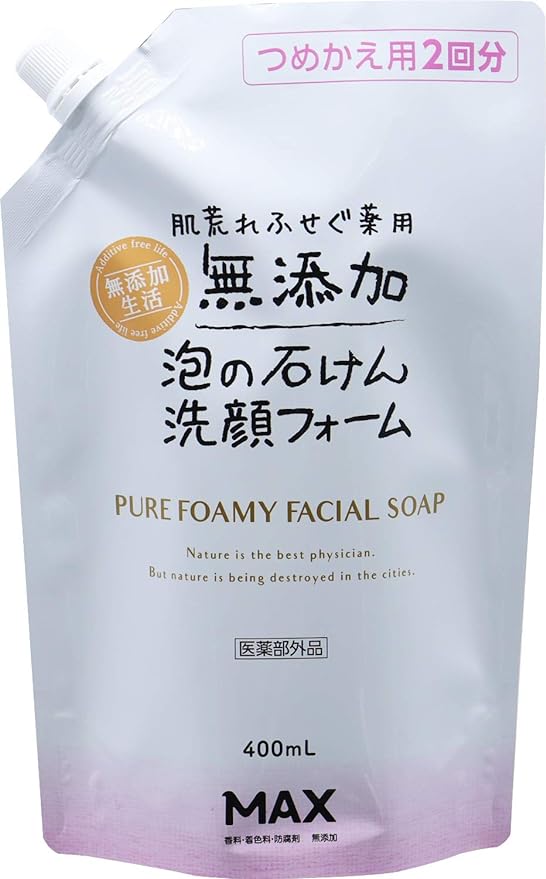 Max Medicinal Free Foam Facial Cleansing Foam, Refill, 13.5 fl oz (400 ml) - NewNest Australia