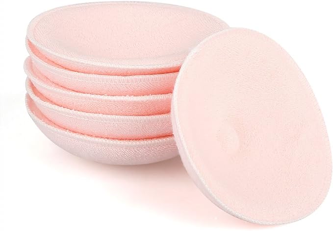 6pcs Nursing Pads Cotton 3D Breathable Hypoallergenic Super Absorbent Soft Reusable Leak Proof Breast Milk Pads Breastfeeding Pads Nursing Breast Breast Pads Nipple Cover Pads for Mothers Breastfeeding - NewNest Australia