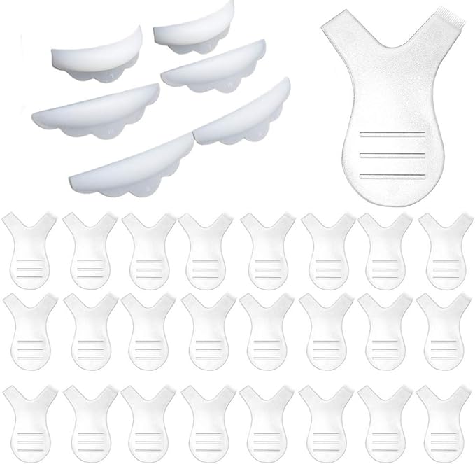 31pcs Eyelash Perm Tool Eyelash Perm Lift Tool Brush Y-Shape Rashed Extension Perm Eyelash Brush Silicone Eyelash Comb Lush Extension Plastic Soft Convenient Adjustable Easy Use Women - NewNest Australia