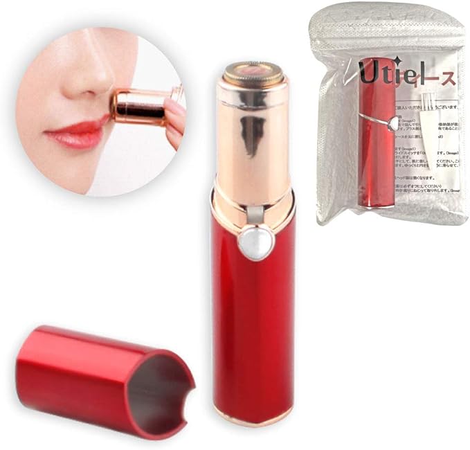 Women's Face Shaver, Electric Razor, Lightweight, Small, Grown Hair, Mother's Day, Battery Operated, Red, Red - NewNest Australia