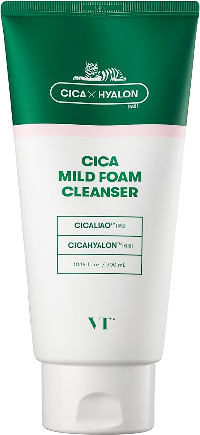 VTCOSMETICS Deer Mild Foam Cleanser, 6 Types, Large Capacity, 10.1 fl oz (300 ml), Sticky Pore Care, Acne, Sensitive Skin, Rough Skin Care, Facial Cleansing, Moisturizing, Dry Skin - NewNest Australia