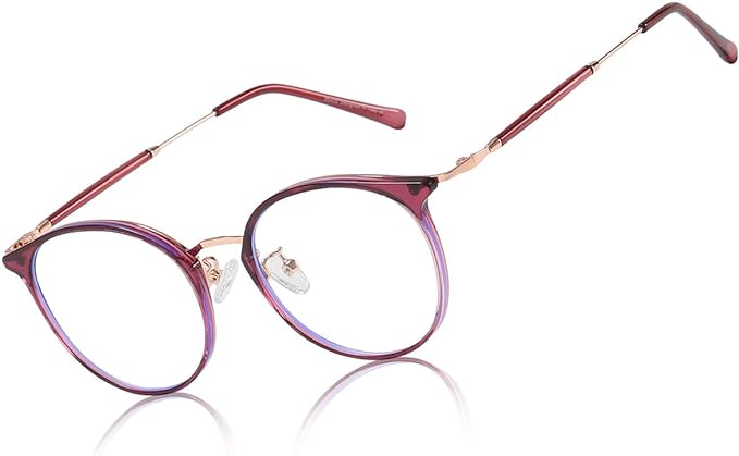 DUCO W013 Blue Light Reduction Glasses, For Computers, No Prescription PC Glasses, Blue Light Glasses, Blue Light Reduction, Ultra Lightweight - NewNest Australia