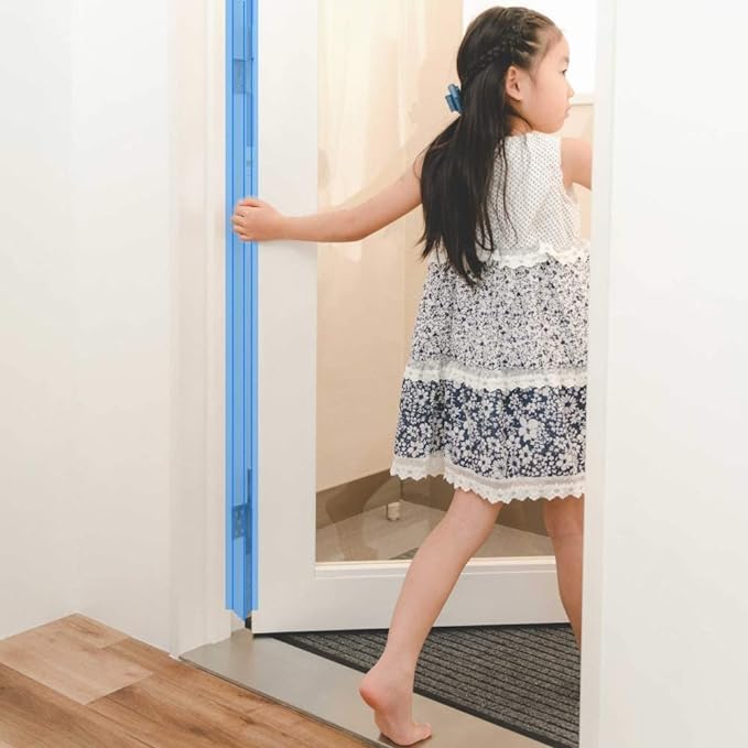 Scissors Mammoth Door Finger Scissors Prevention "Shears Mammoth" Strong Adhesive 70.9 inches (180 cm) Front Set Door Cover, Door Lock, Baby, No Construction Required, Door Cushion, Finger Stuffing, Hand Scissors Prevention, Safe, Hasamammoth - NewNest Australia