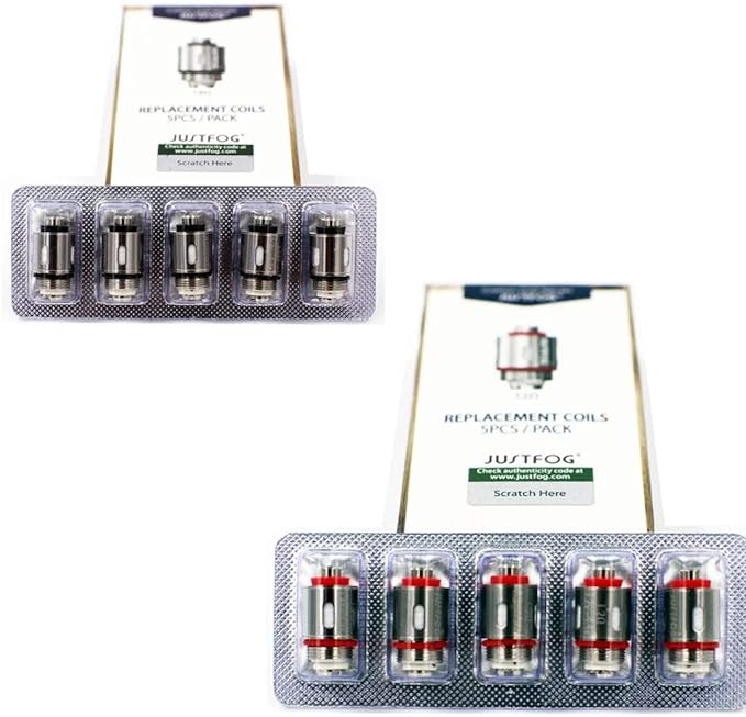 JUSTFOG Q14 Q16 Coil JUST FOG Genuine Set of 5 1.6Ω 1.2Ω (1.6Ω) - NewNest Australia