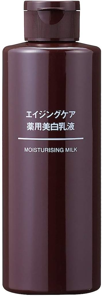 MUJI 82926866 Aging Care Medicated Whitening Milky Lotion, 7.8 fl oz (200 ml) - NewNest Australia