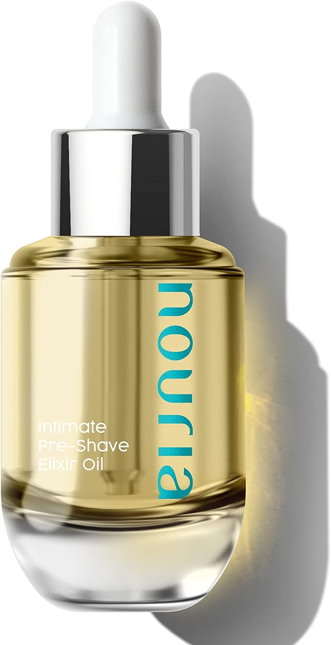 NOURIA Intimate Preserve Elixir Oil by Koochy Plus HydroLock Moisturizer Conditioner Nourishing Formula helps with buried hair, razor ridges and scalds in bikini area, legs and armpit hair - NewNest Australia