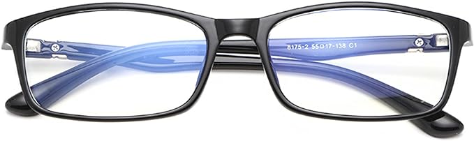 DOLLGER Blue Light Cut Glasses, Non-Degree, Ultra Lightweight, 0.6 oz (16 g), Blue Light Cut, Wellington Shape, Men's, Women's, - NewNest Australia