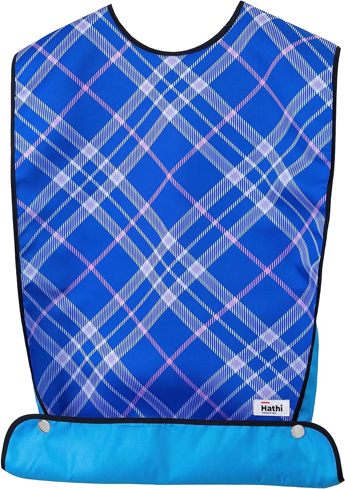 Hathi Apron, Spill-proof Apron, Designed in Collaboration with Nursing Facilities, Nursing Apron, Meal Apron, Nursing Supplies, Waterproof Apron, Nano Water Repellent, Highly Durable, Specialty Store for Medical Care Supplies (Hattie) - NewNest Australia