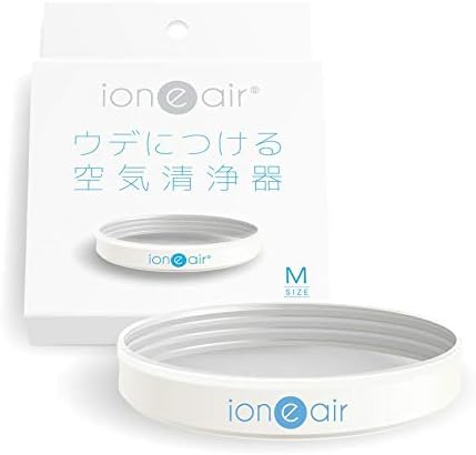 ioneair Ionia Band, White, Small, Portable, Air Purifier, Pollen and Pollen Fever, Deodorizing, Disinfectant, Removal, Band, Arm, Bangle - NewNest Australia