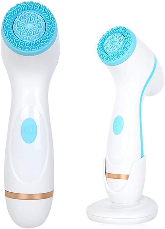 Pichidr-JP Electric Facial Cleansing Brush, Foam Facial Cleansing Body Brush, Facial Cleansing, Makeup Remover Brush, Pore Brush, Acne Facial Cleansing, Rechargeable Electric Rotating Facial Cleanser, - NewNest Australia