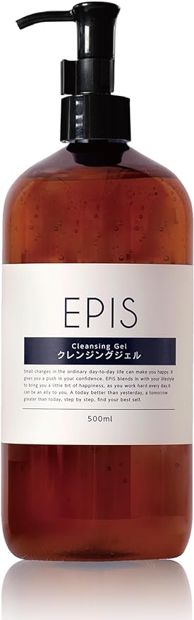 Epis EPIS Cleansing Gel, Organic, 16.9 fl oz (500 ml) (Large Capacity) [Makeup Remover, Eyelash Eck, Natural Citrus Scent] - NewNest Australia