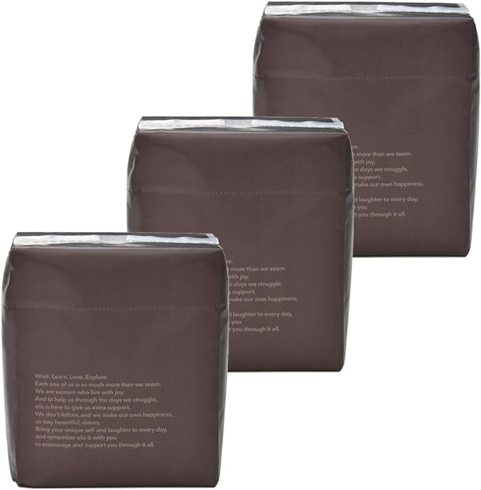 Ellis Super Slim Skin Texture with Wings, 12.6 inches (32 cm), Simple Design (For Night), 13 Sheets x 3 (Quasi-drug) - NewNest Australia
