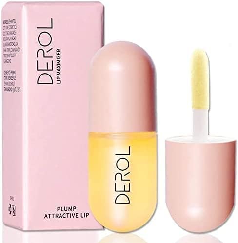 Derool Lip Plumper 0.2 fl oz (5.5 ml), Genuine Product, Fluffy Lips, Moisturizing, Transparent, Lip Gloss, Popular, Lip Care, Lip Serum, CSC - NewNest Australia