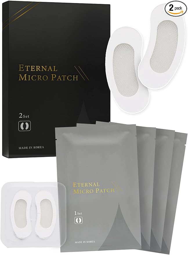 [Intensive Care for Eyes and Mouth Area] Microneedle, Needle Patch, Eyes, Mouth Area, Under Eyes, Hyaluronic Acid Patch (2 Boxes/4 Doses) - NewNest Australia