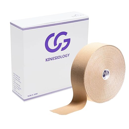 C&G Kinesio Taping, 2.0 inches (50 mm) x 98.8 ft (30 m), Commercial Use, Kinesiology Tape, Kinesio Tape, Kinesio Taping, Elastic Taping, Marathon, Knee, Ankle, Wrist, Calf, Sole, Fingers - NewNest Australia