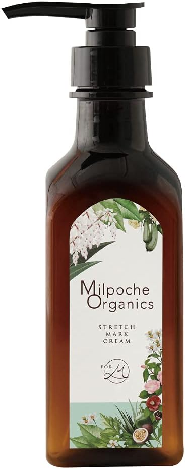 Mil-Poche Organics Body Care Cream, 13.5 fl oz (400 ml), Maternity Babies, Moisturizing, Sensitive Skin, Pregnancy Line, Cream, Organic Skin Care, Baby Lotion - NewNest Australia