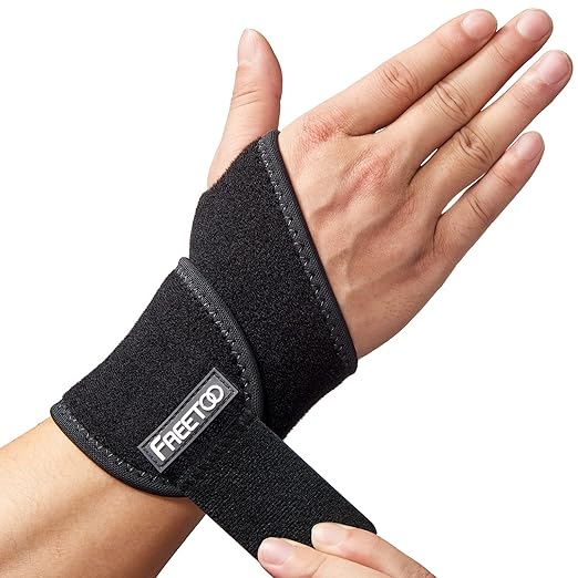 FREETOO Wrist Support, Judo The-Recommended, Tendinitis, Odor Resistant, Sweat Absorbent, Quick-Dry, Injury Prevention, Unisex, Ambidextrous, Sports, Housework, Childcare, Computer/Phone Use - NewNest Australia