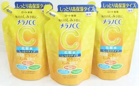 Melano CC Medicated Stain Prevention Whitening Lotion, Moist Type, Refill 6.7 fl oz (170 ml) x 3 Packs - NewNest Australia