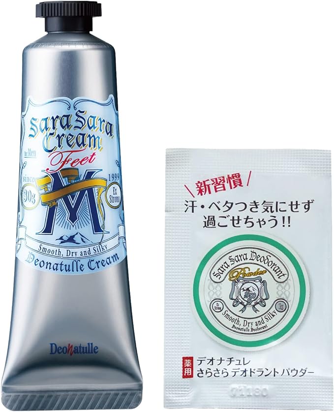Deonaturee Men's Toe Smooth Cream, For Men, Straight-tightening, Antiperspirant, 1 Piece (1.1 oz (30 g), Smooth Powder Sachet, Fragrance-Free - NewNest Australia