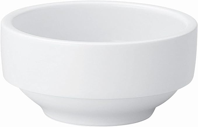 OGISO 171100000A100 Reinforced Porcelain, Helps Eat, Easy to Scoop Tableware, Diameter 3.5 inches (9 cm), Perfect for Baby Food, White - NewNest Australia