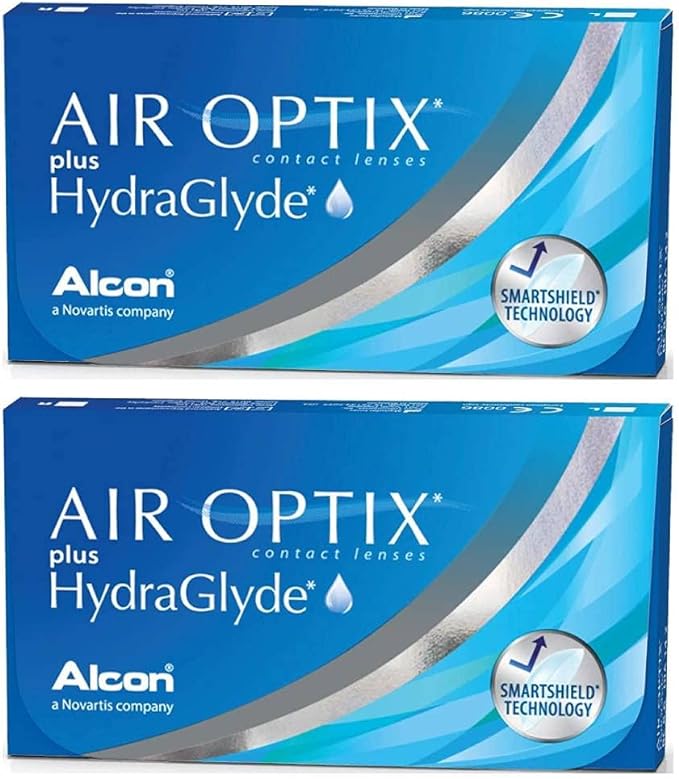 2-box set Air Optics Plus Hydraglide [BC] 8.6 [DIA] 14.2 [PWR] -5.50 2-week disposable contacts - NewNest Australia