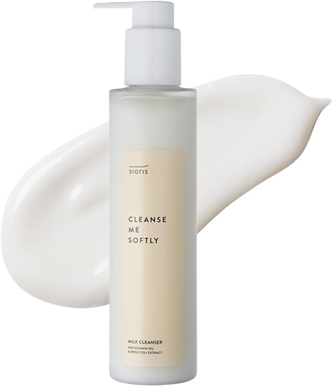 SIORIS Cleanse Me Softly Milk Cleanser (Unscented) Cleansing Milk, Low pH, High Moisturizing Milk Cleanser, Makeup Remover, Makeup Remover, Skin Care, Moist Cosmetics, Korean Cosmetics, 6.8 fl oz (200 - NewNest Australia
