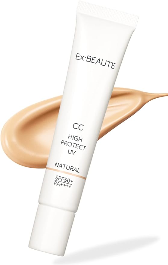 Exbote SPF 50+ Makeup Base, CC Cream, Made in Japan, CC High Protection UV, 1.1 oz (30 g), Natural Color, BB Cream, Foundation, UV Absorber Free, Beauty Ingredient - NewNest Australia