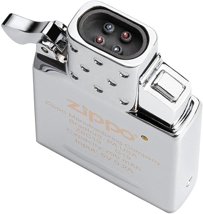 ZIPPO 65828 Arc Lighter Inside Unit, Double Beam, USB Rechargeable, Silver - NewNest Australia