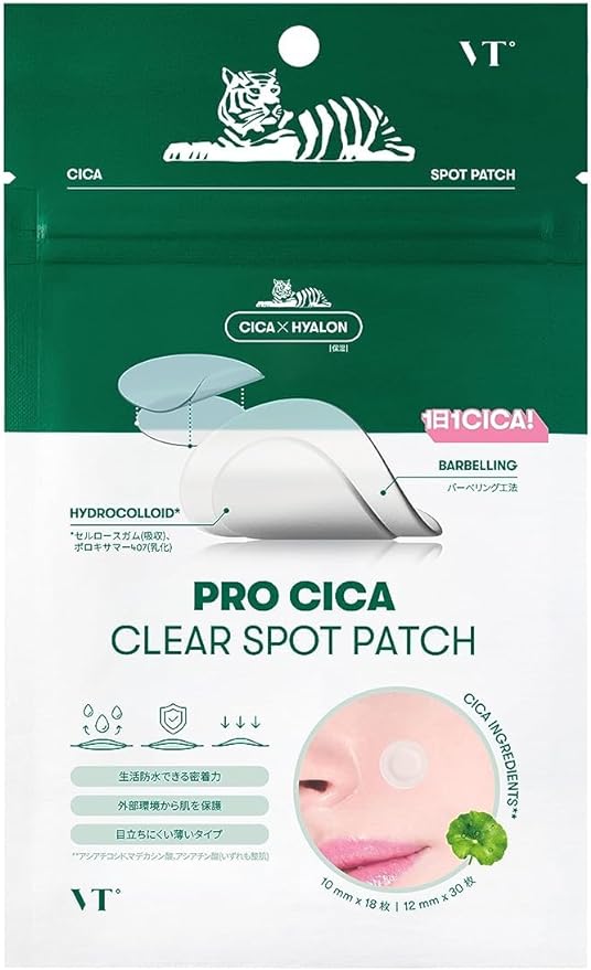 VTCOSMETICS VT Spot Patch, 3 Types, Sensitive Skin, Rough Skin Care, Pore Care, Sheet Serum (Pro CICA Clear Spot Patch) - NewNest Australia