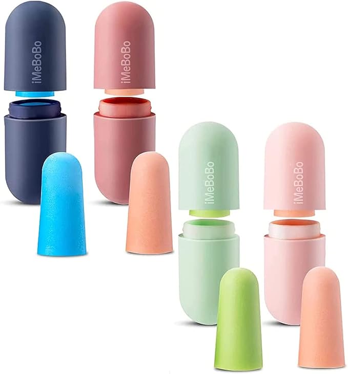 Earplugs for Sleep, Unprecedented Comfort, Earaches, Sound Insulation Value, 38 dB; Noise Reducing, Noise Cancelling, Soundproofing Ear Plugs, Reusable, Comfortable Sleep, Safe Sleep, Washable, Unisex, Storage Case Included (4 Pairs) - NewNest Australia
