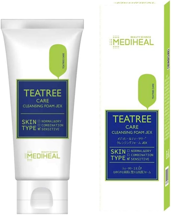 MEDIHEAL Tea Tree Care Cleansing Foam JEX (Large Capacity Type 6.9 fl oz (170 ml) - NewNest Australia